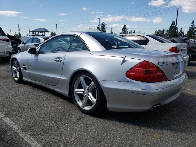 WDBSK75F75F095393 - 2005 MERCEDES-BENZ SL 500 SILVER photo 2