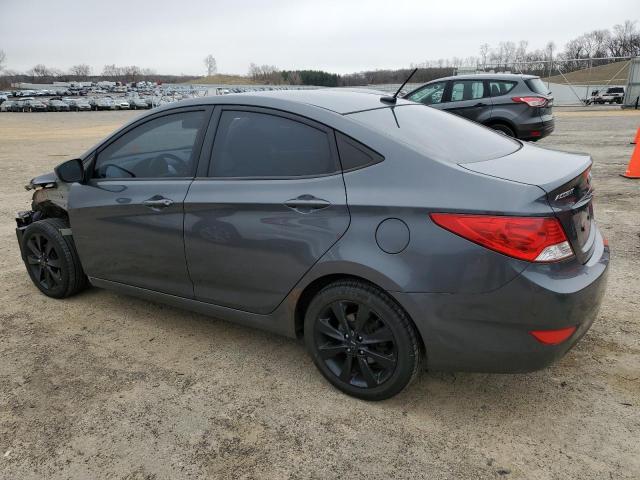 KMHCU4AE8CU135139 - 2012 HYUNDAI ACCENT GLS GRAY photo 2