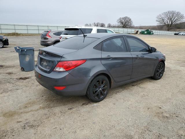 KMHCU4AE8CU135139 - 2012 HYUNDAI ACCENT GLS GRAY photo 3