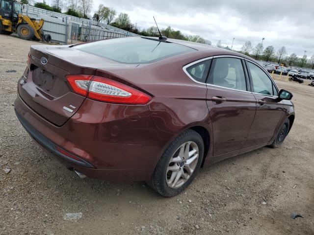 3FA6P0HD5FR142260 - 2015 FORD FUSION SE RED photo 3