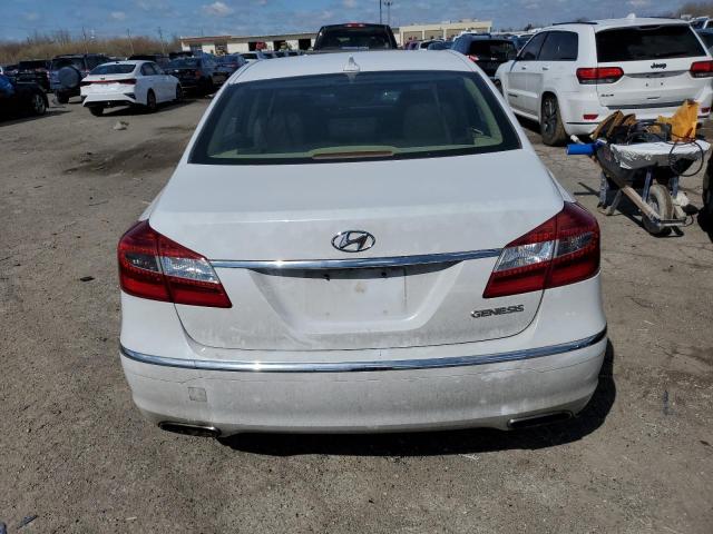 KMHGC4DD8DU257606 - 2013 HYUNDAI GENESIS 3.8L WHITE photo 6