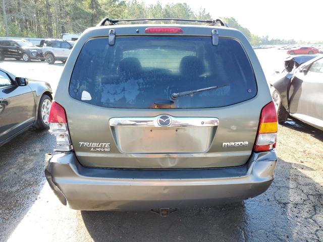 4F2YU09142KM01139 - 2002 MAZDA TRIBUTE LX GREEN photo 6