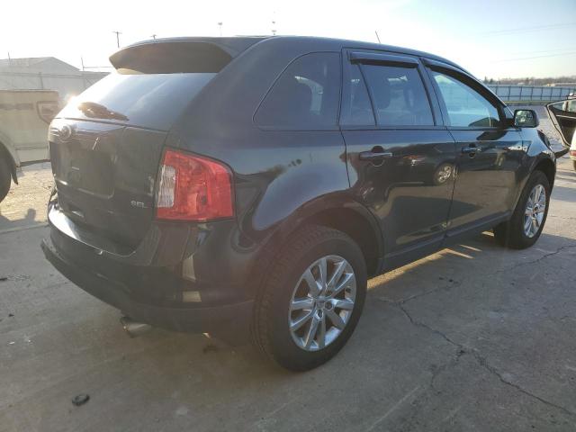 2FMDK3JC9DBA31172 - 2013 FORD EDGE SEL BLACK photo 3