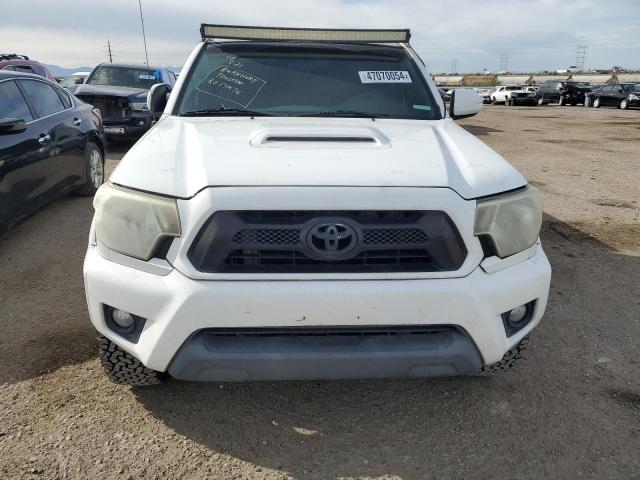 3TMKU4HN9EM039985 - 2014 TOYOTA TACOMA DOUBLE CAB PRERUNNER LONG BED WHITE photo 5