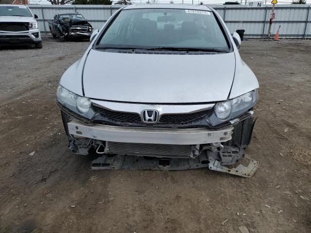 19XFA1F8XBE023886 - 2011 HONDA CIVIC EX SILVER photo 5