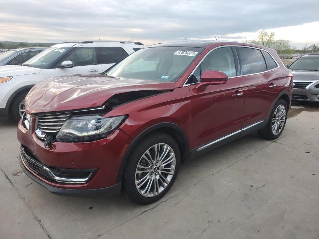 2LMPJ6LR2JBL42770 - 2018 LINCOLN MKX RESERVE წითელი ფოტო 1