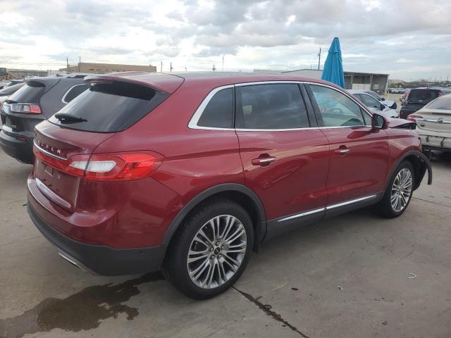 2LMPJ6LR2JBL42770 - 2018 LINCOLN MKX RESERVE წითელი ფოტო 3