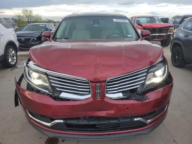 2LMPJ6LR2JBL42770 - 2018 LINCOLN MKX RESERVE წითელი ფოტო 5