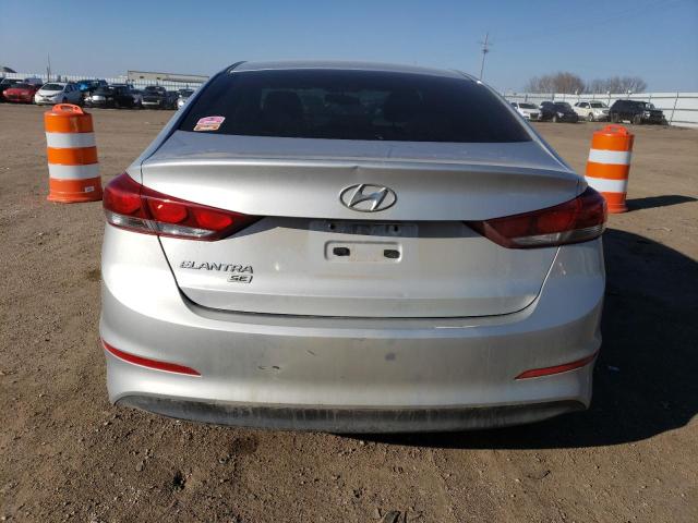 5NPD74LF1JH315527 - 2018 HYUNDAI ELANTRA SE SILVER photo 6