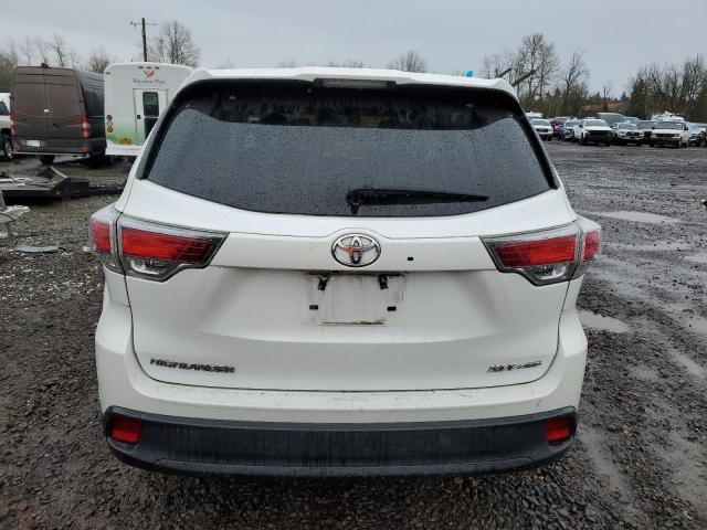 5TDJKRFH9GS346619 - 2016 TOYOTA HIGHLANDER XLE 白色 照片 6