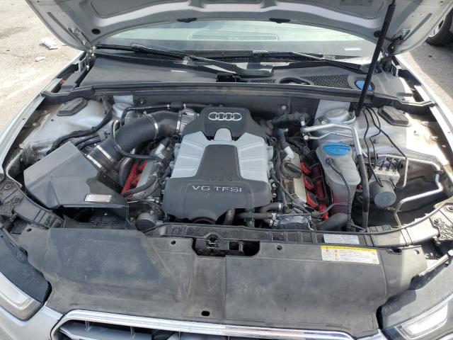 WAUVGAFR1DA021286 - 2013 AUDI S5 PRESTIGE 银色 照片 11