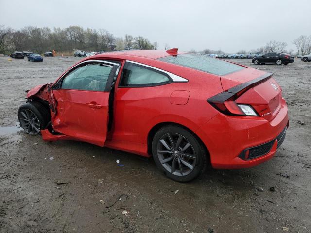 2HGFC3B36KH356401 - 2019 HONDA CIVIC EX RED photo 2