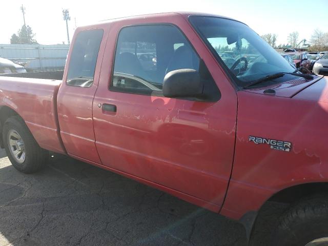 1FTYR14U91PA79818 - 2001 FORD RANGER SUPER CAB RED photo 10