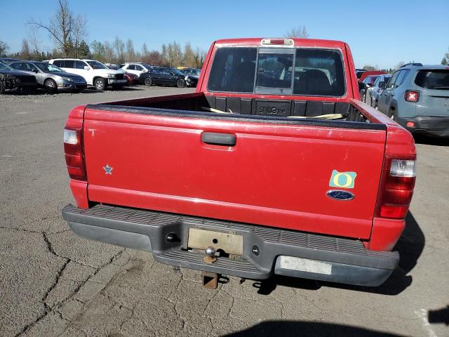 1FTYR14U91PA79818 - 2001 FORD RANGER SUPER CAB RED photo 6
