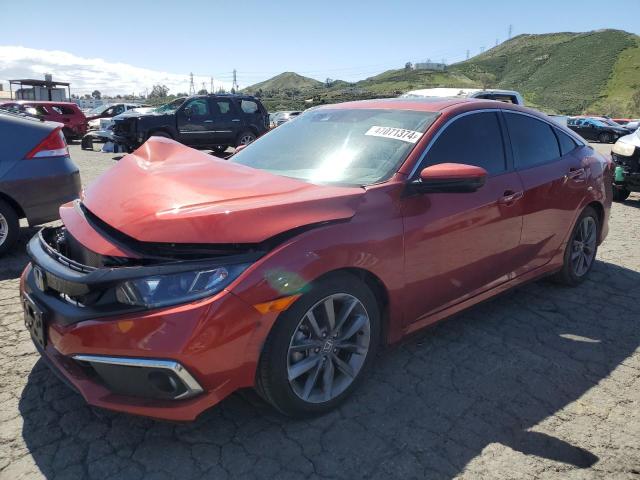 JHMFC1F70KX014338 - 2019 HONDA CIVIC EXL Bordo foto 1