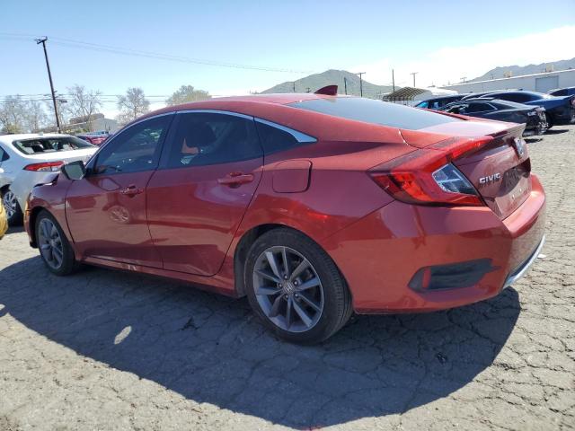JHMFC1F70KX014338 - 2019 HONDA CIVIC EXL Bordo foto 2