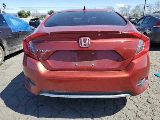 JHMFC1F70KX014338 - 2019 HONDA CIVIC EXL Bordo foto 6