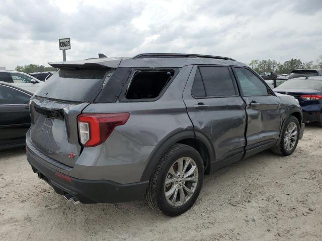 1FM5K8GC0MGB43263 - 2021 FORD EXPLORER ST GRAY photo 3