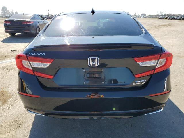 1HGCV3F29NA024647 - 2022 HONDA ACCORD HYBRID SPORT BLACK photo 6