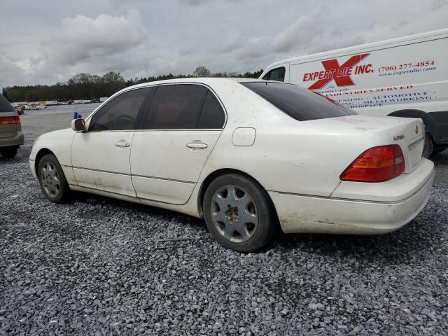 JTHBN30F020078084 - 2002 LEXUS LS 430 WHITE photo 2