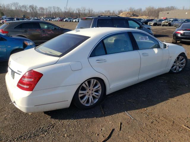 WDDNG9FB7AA302983 - 2010 MERCEDES-BENZ S 400 WHITE photo 3