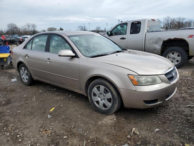 5NPET46CX7H283106 - 2007 HYUNDAI SONATA GLS TAN photo 4