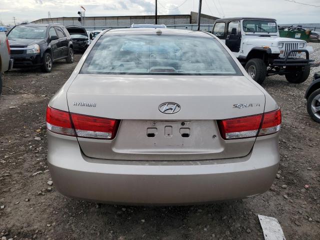 5NPET46CX7H283106 - 2007 HYUNDAI SONATA GLS TAN photo 6