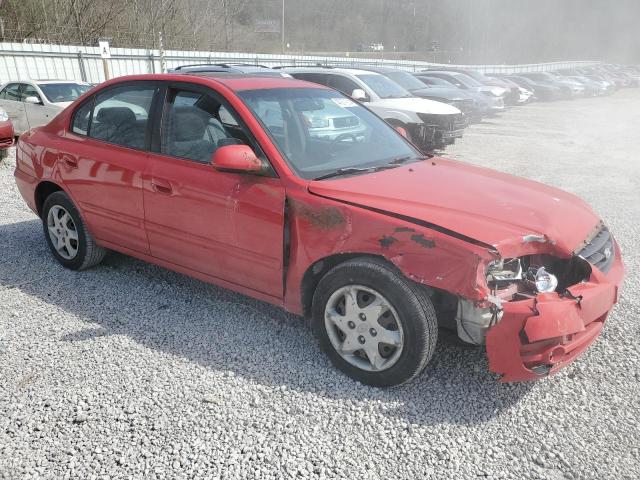 KMHDN46D35U969825 - 2005 HYUNDAI ELANTRA GLS RED photo 4