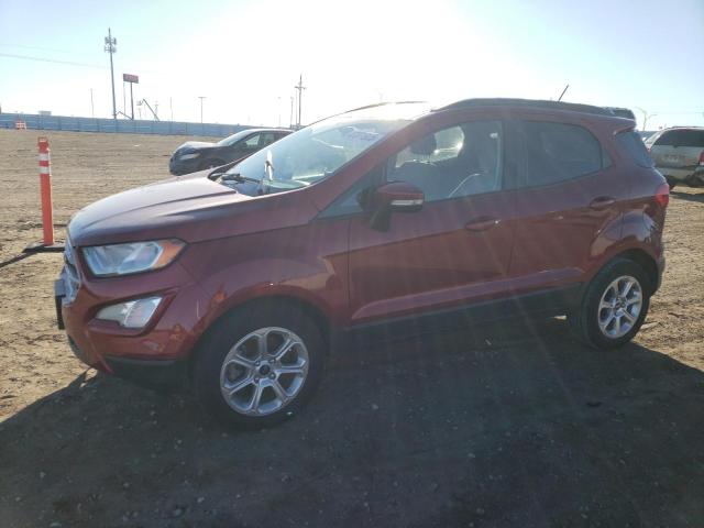 MAJ3S2GE9KC302821 - 2019 FORD ECOSPORT SE წითელი ფოტო 1