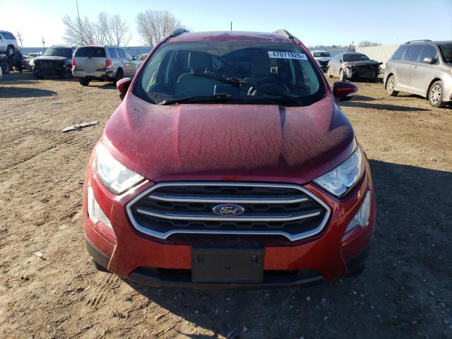 MAJ3S2GE9KC302821 - 2019 FORD ECOSPORT SE წითელი ფოტო 5