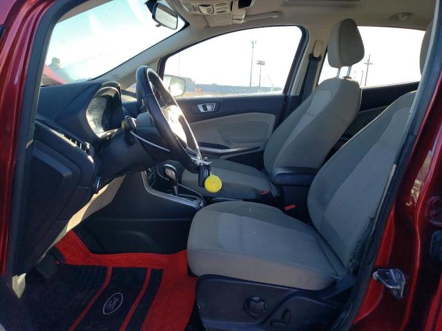 MAJ3S2GE9KC302821 - 2019 FORD ECOSPORT SE წითელი ფოტო 7