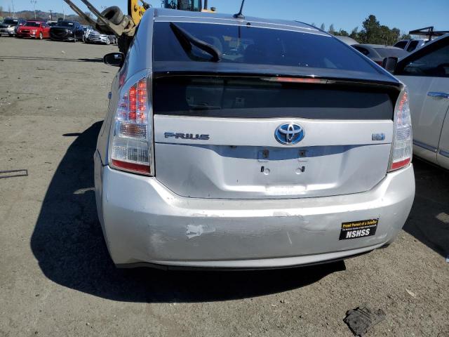 JTDKN3DU7A0018540 - 2010 TOYOTA PRIUS GRAY photo 6