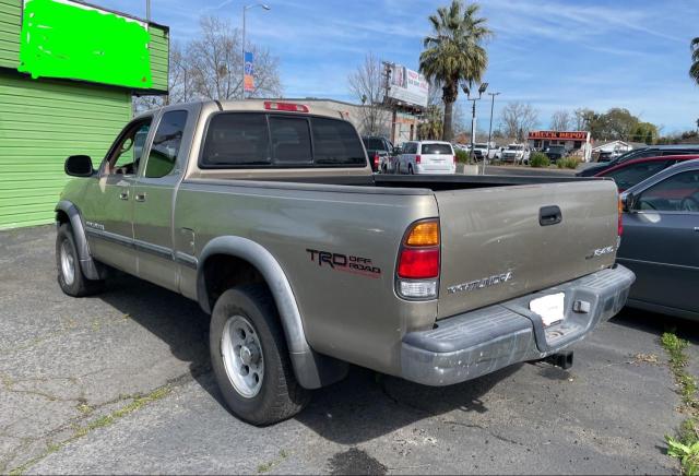 5TBBT44182S315857 - 2002 TOYOTA TUNDRA ACCESS CAB ოქროსფერი ფოტო 3