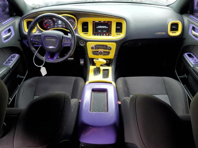 2C3CDXGJ2KH700517 - 2019 DODGE CHARGER SCAT PACK PURPLE photo 8