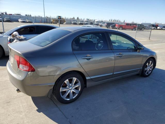 2HGFA16578H309344 - 2008 HONDA CIVIC LX GRAY photo 3