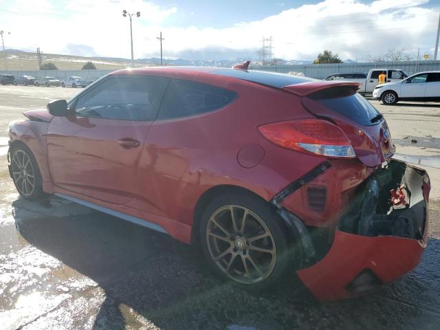 KMHTC6AE5GU263259 - 2016 HYUNDAI VELOSTER TURBO RED photo 2