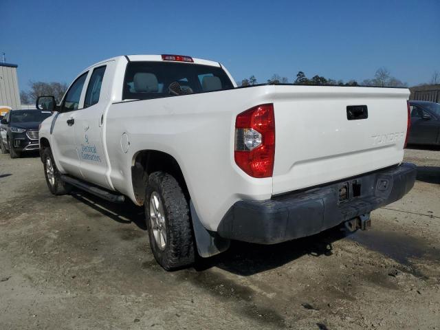 5TFUW5F10HX601635 - 2017 TOYOTA TUNDRA DOUBLE CAB SR/SR5 WHITE photo 2