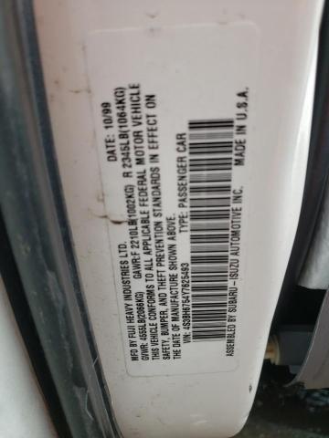 4S3BH6754Y7625493 - 2000 SUBARU LEGACY OUTBACK AWP 白色 照片 12