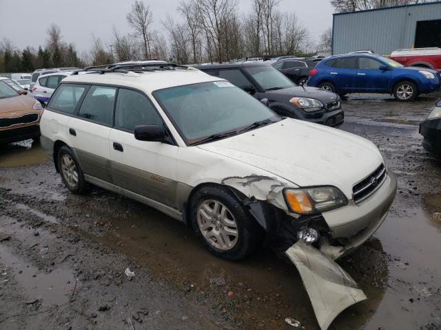 4S3BH6754Y7625493 - 2000 SUBARU LEGACY OUTBACK AWP 白色 照片 4