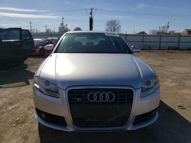 WAUGL78E37A111206 - 2007 AUDI NEW S4 QUATTRO SILVER photo 5