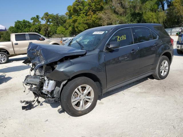 2GNALBEK1H1528963 - 2017 CHEVROLET EQUINOX LS GRAY photo 1