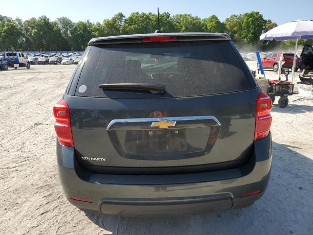 2GNALBEK1H1528963 - 2017 CHEVROLET EQUINOX LS GRAY photo 6