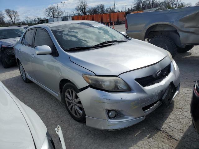 1NXBU40E39Z030689 - 2009 TOYOTA COROLLA BASE SILVER photo 4