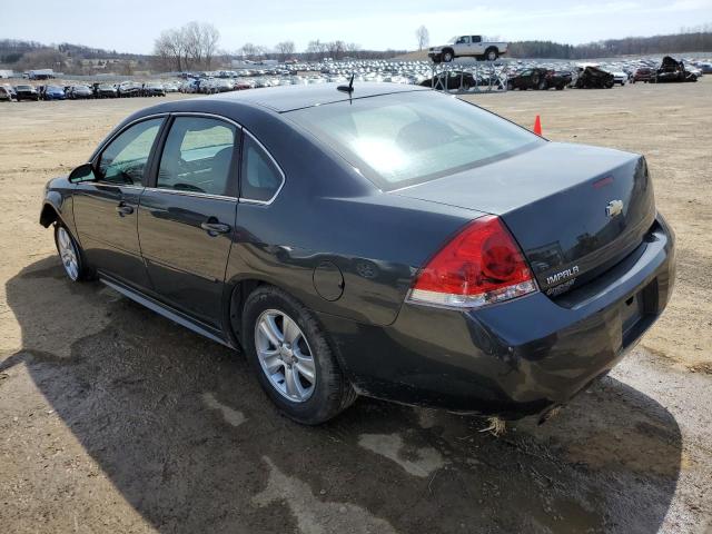 2G1WF5E35D1116189 - 2013 CHEVROLET IMPALA LS GRAY photo 2