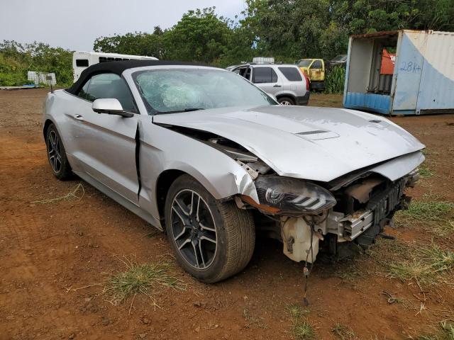 1FATP8UH4J5115444 - 2018 FORD MUSTANG SILVER photo 1