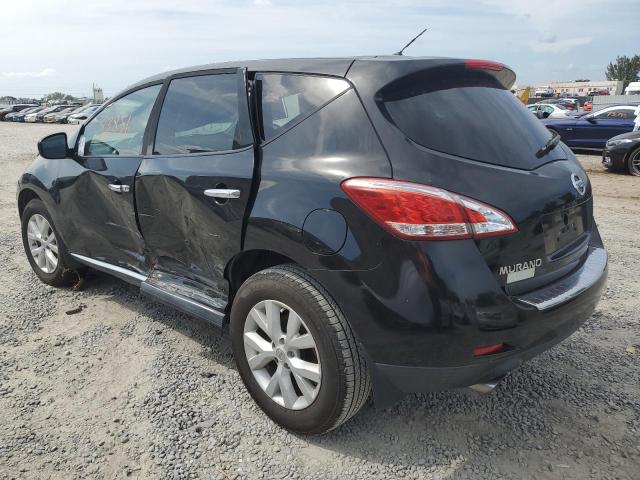 JN8AZ1MW7BW158614 - 2011 NISSAN MURANO S BLACK photo 2