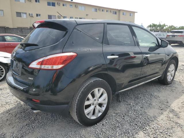 JN8AZ1MW7BW158614 - 2011 NISSAN MURANO S BLACK photo 3