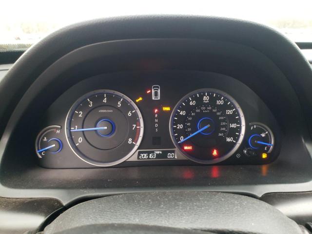 5J6TF2H54DL000380 - 2013 HONDA CROSSTOUR EXL თეთრი ფოტო 9