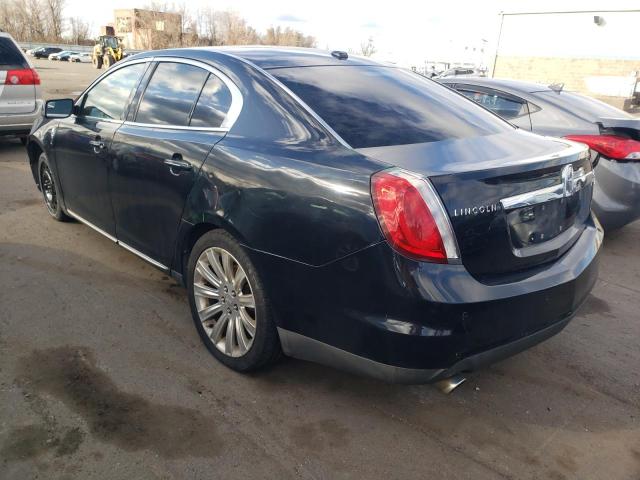 1LNHL9ER9AG603314 - 2010 LINCOLN MKS BLACK photo 2