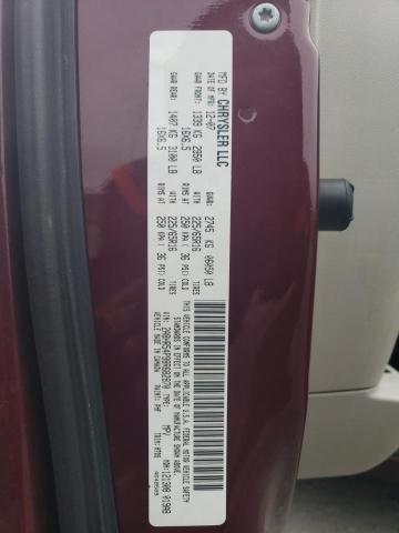 2A8HR54P98R682870 - 2008 CHRYSLER TOWN & COU TOURING 勃艮第红 照片 13